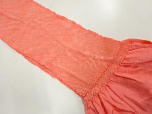 正絹　振袖用　絞り　帯揚げ